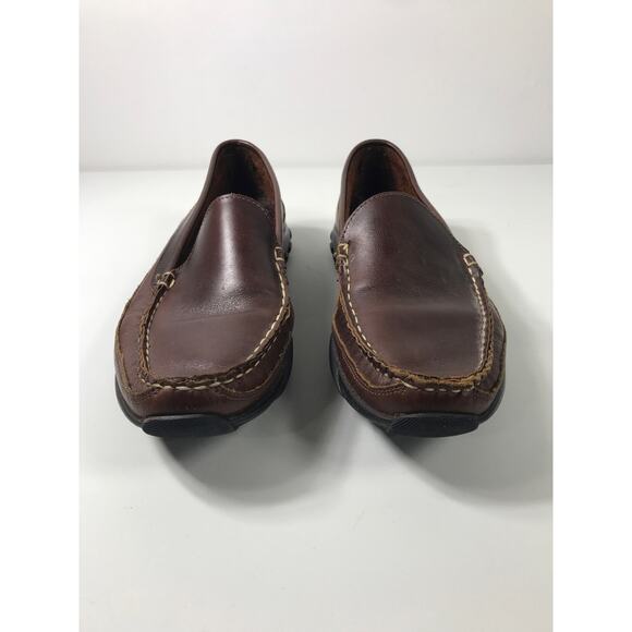 Allen Edmonds Men’s 10D Boulder Venetian Driving Moccasin Loafers Brown - Picture 2 of 11